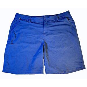 Columbia PFG Men's Blue Performance Fishing Shorts Rip Stop Size 42